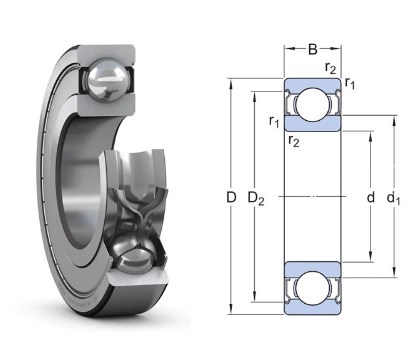 6214-2Z/C3 SKF